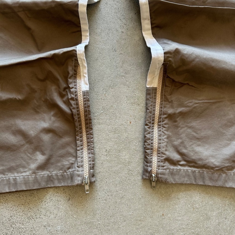 Vintage 90s SafTbak Pants Size 38x30 Cream Brown Brush Guard Double Knee Outdoor - Picture 11 of 11
